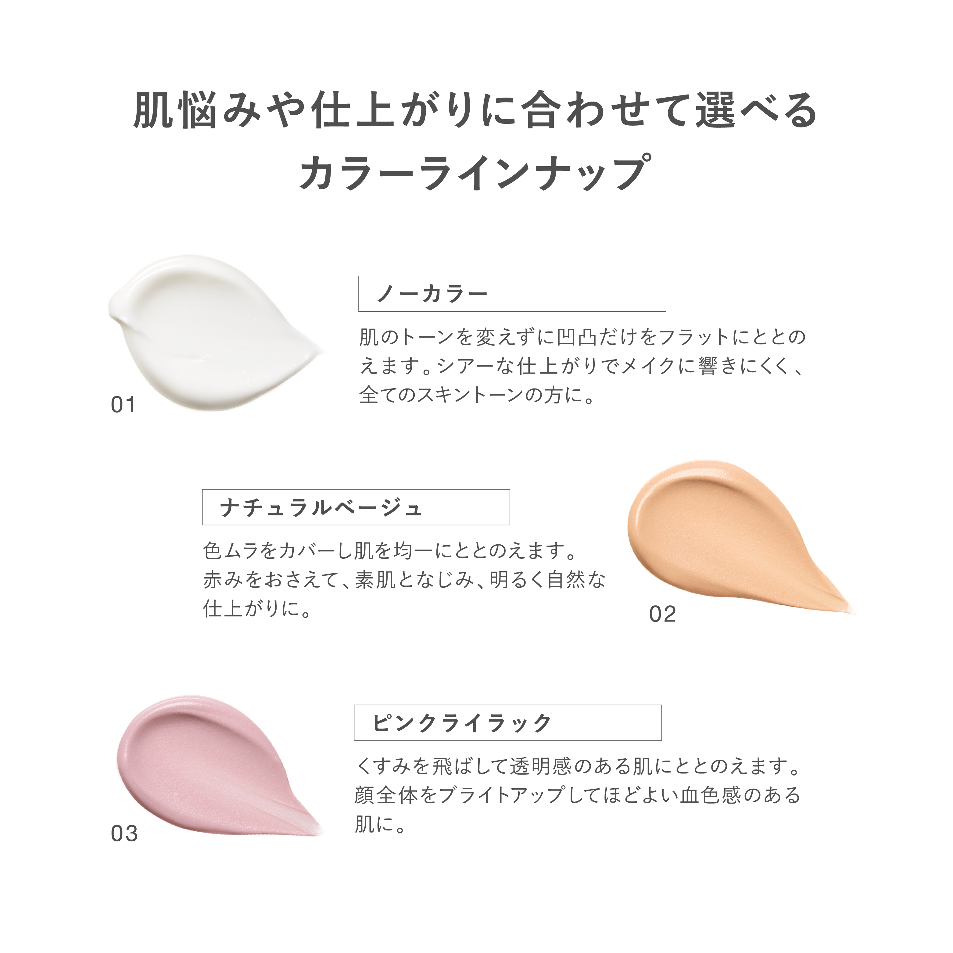 RMK リファイニング ポアレス スキン ベース  03 詳細画像 1枚中6枚目