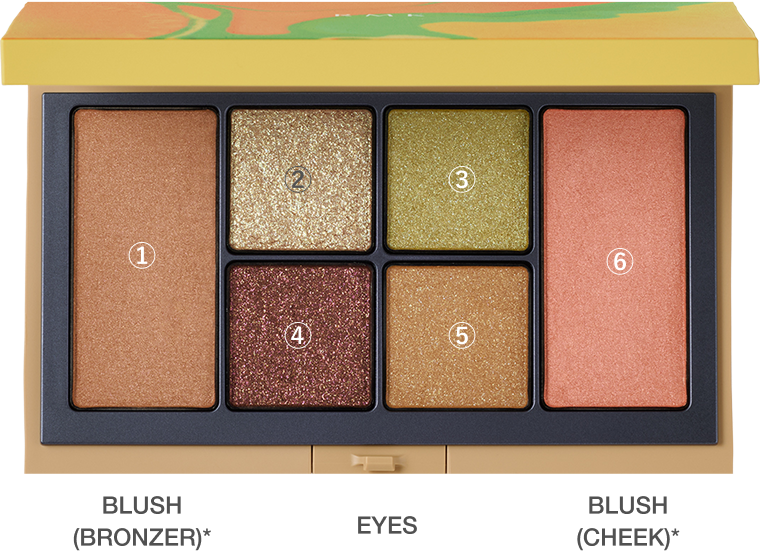 RMK ブリーズ ブリス エスケープ アイズ & ブラッシュ パレット