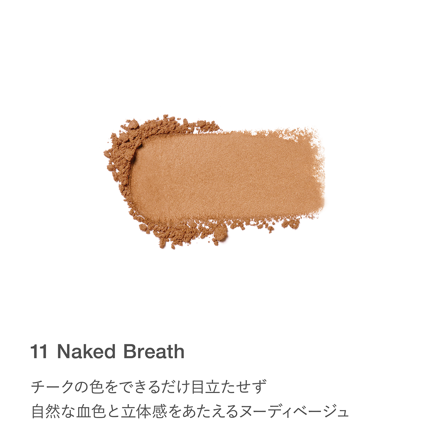 RMK ピュア コンプレクション ブラッシュ 11 ネイキッド ブレス 詳細画像 1枚中3枚目