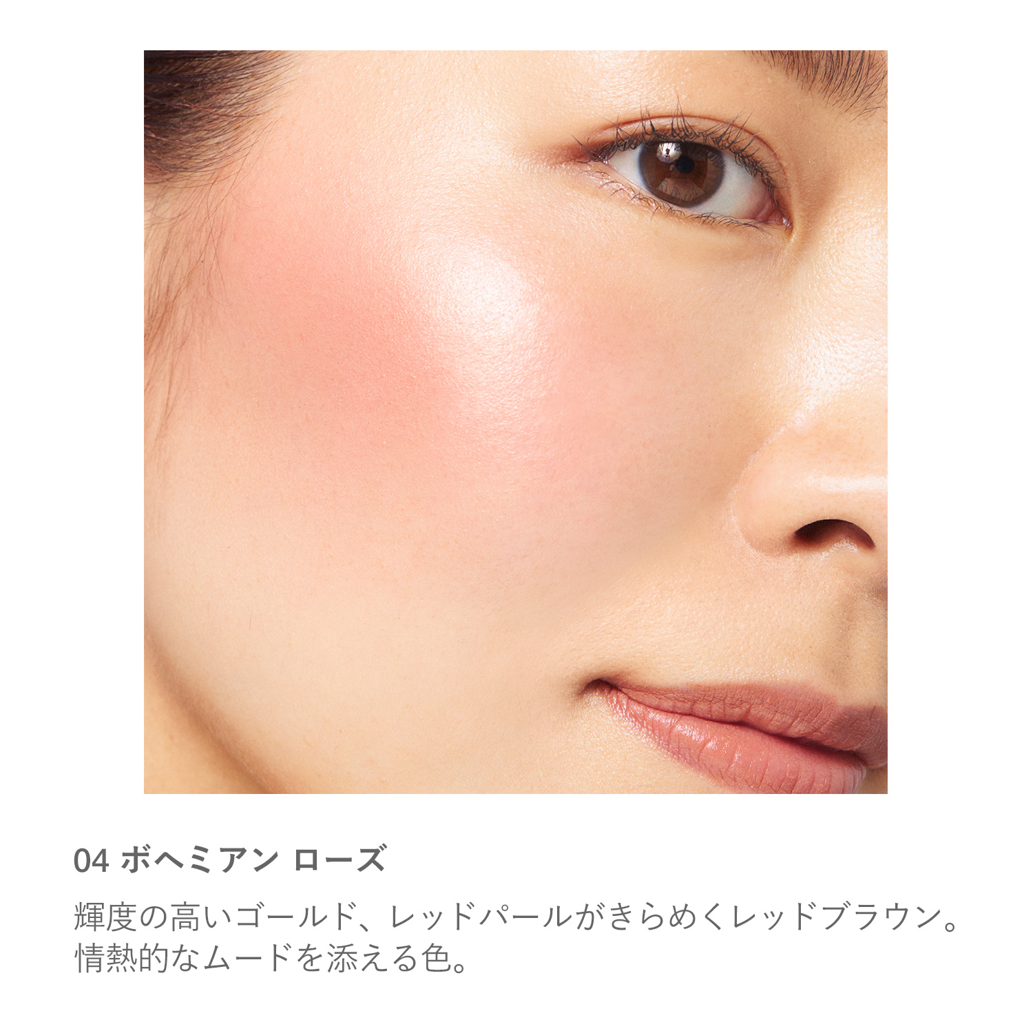 RMK ピュア コンプレクション ブラッシュ 04 ボヘミアン ローズ 詳細画像 1枚中4枚目