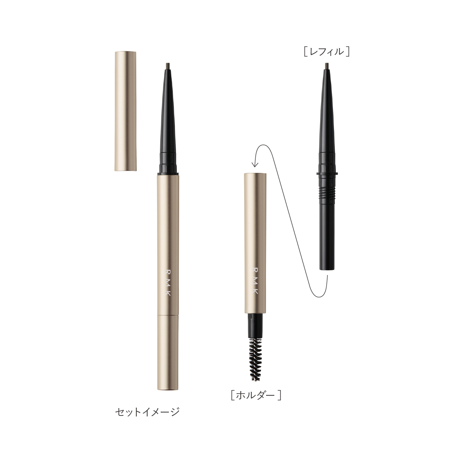 RMK アイブロウ スタイラー(レフィル)03 詳細画像 1枚中10枚目